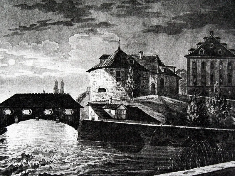 1805-Emil Schulthess - Fortificazione dell'orfanotrofio, demolita nel 1903